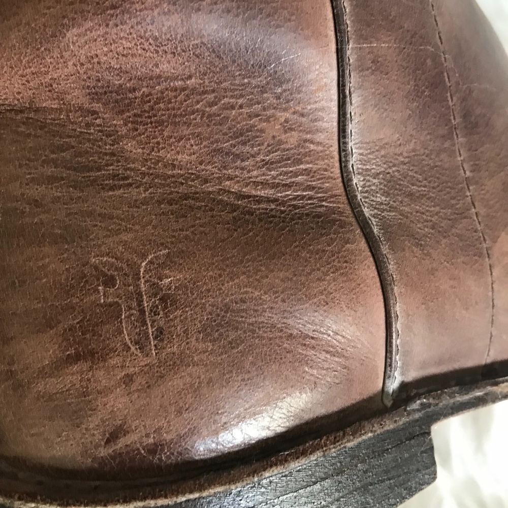 Frye Paige Tall Brown Riding Boots*SENT TO COBBLER - Picture 7 of 8
